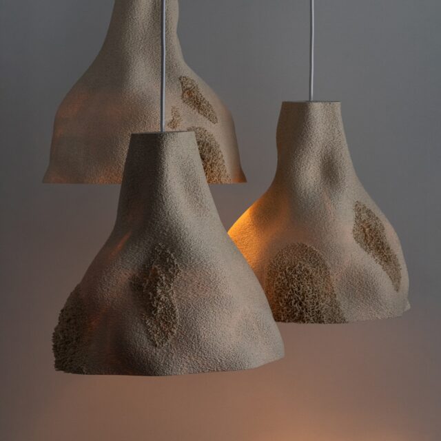 3D printed structured lamp (Bioplastic) by Crafting_Plastics