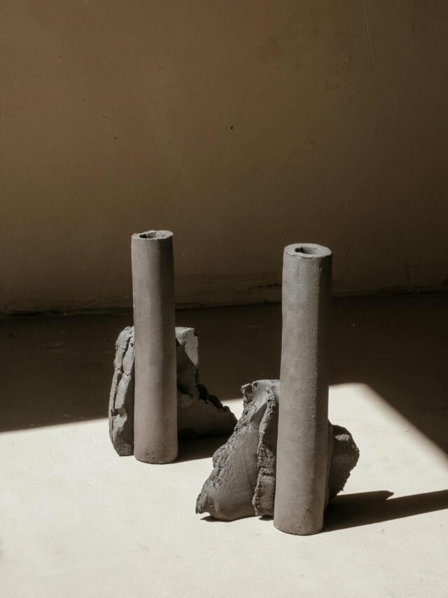 Clast Candle Holder by Further Ther